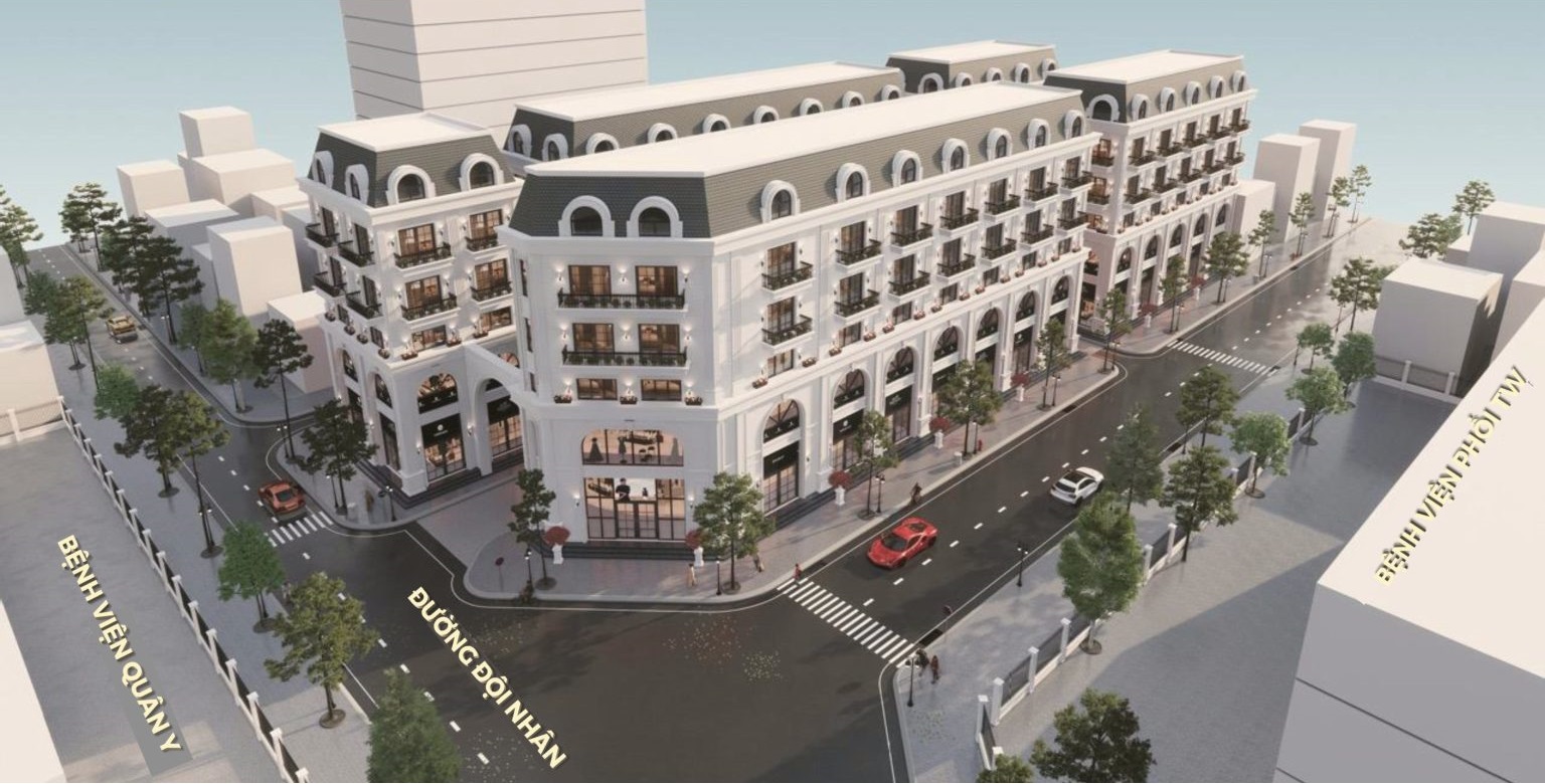 Phối cảnh tổng thể dự án Đội Nhân Palace Ba Đình